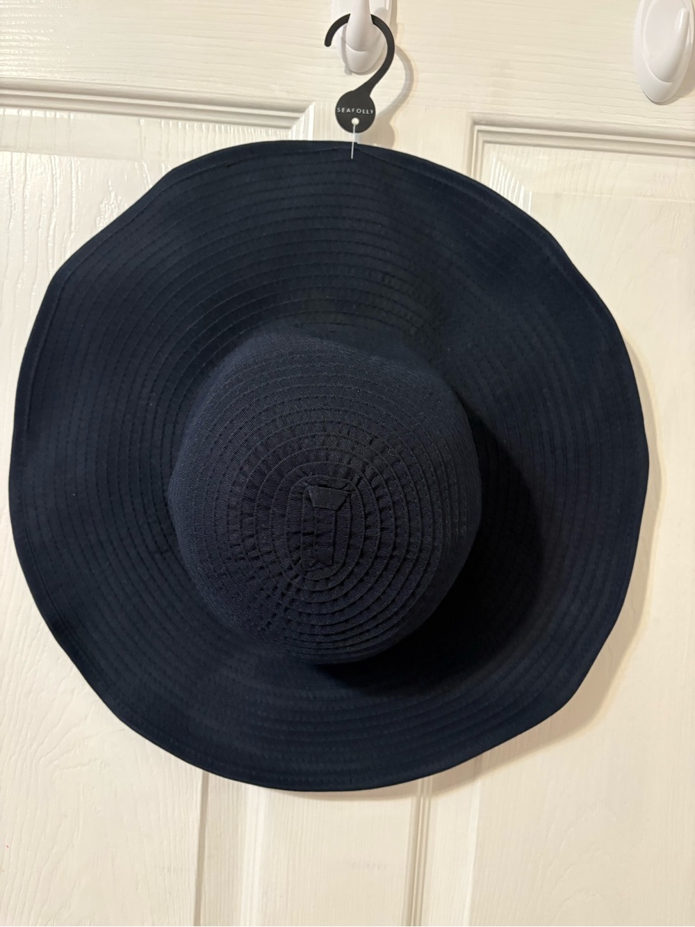 Seafolly Black Wide Brim Sun Hat